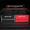 AMG Car Trunk Organizer Box Large Capacity Folding Storage Bag For Mercedes Benz AMG A B C E G W204 C260 E300L A200L GLC300 CLA