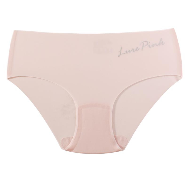 TERMEZY Women Sexy Ice Silk Panties Mid-Waist Ultra-thin Lingerie Female G String Solid Color Underwear Traceless Briefs Intimates