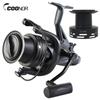 4,9:1 карповая спиннинговая катушка, 15 кг, тормозное усилие, рыболовная катушка с двойным тормозом и двойной шпулей для рыбалки