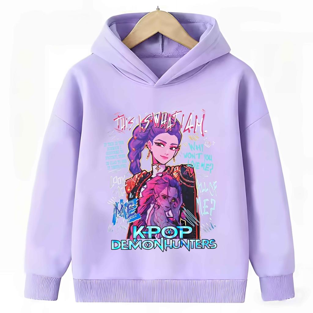 Children's Clothing Casual Comfort Sweatshirt Fashion Cartoon Printed Hoodie Sweatshirts Girls