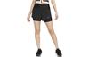 Nike Dri-FIT Swift Women's Mid-Rise 8cm Approx. 2-in-1 Running Shorts With Pockets Black DX1030-010