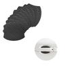 003 Door Handle Protector, Carbon Fiber, Car Door, Anti-Scratch, Handle Protector, 3.8 X 3.4