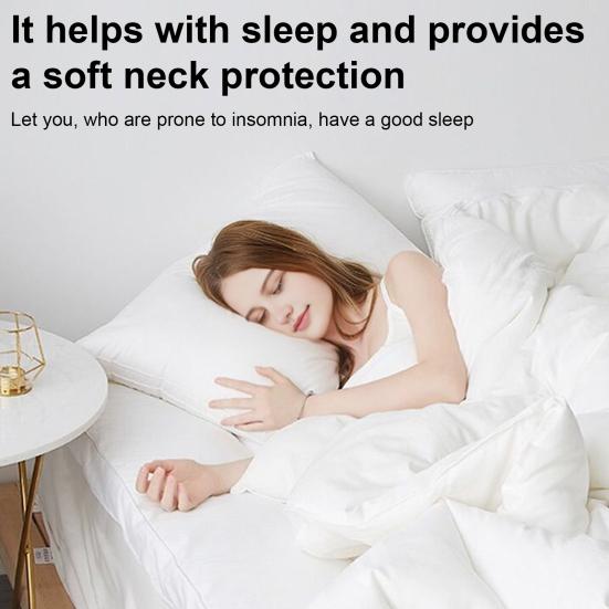 Plain Pillow Core Medium Support Pillow Core Hypoallergenic Machine Washable Pillow Insert for Bed Side Sleepers Back Sleepers