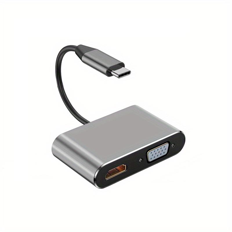 4-in-1 Type C Adapter Hub to HDMI VGA USB 3.0 Digital AV Multiport Adapter