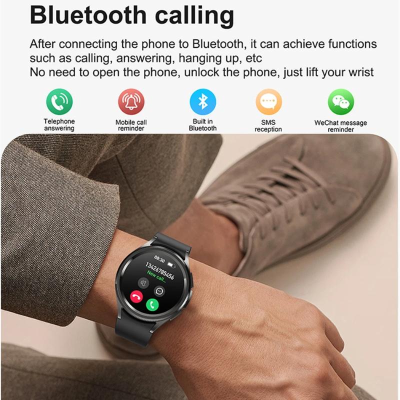 2026 Новые часы 6 Смарт-часы AMOLED Всегда включенный дисплей Звонки по Bluetooth GPS NFC Смарт-часы Мужские Женское здоровье для Android iOS