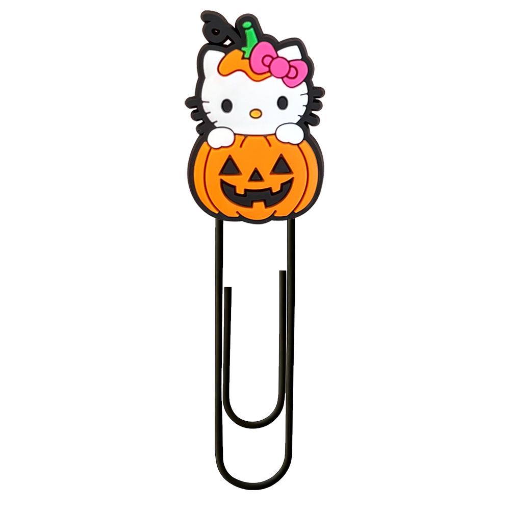 Набор из больших и милых скрепок-закладок для книг Sanrio Halloween, ПВХ, мультяшные
