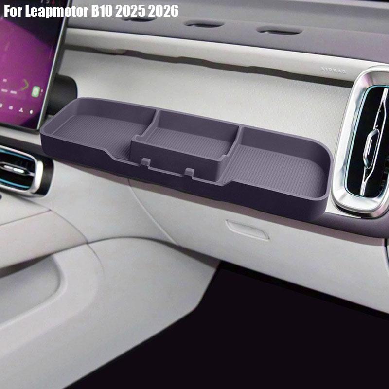 Для Leapmotor B10 2025 2026 Автомобиль Пассажирская сторона Панель приборов Расширение Ящик для хранения Перфорированная столешница Ящик для хранения Аксессуары для интерьера