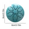 3 Inches 6 Notes Rain Drum for Outside Steel Tongue Drum Percussion Musical Instruments for Yoga Meditation Unique Gift
