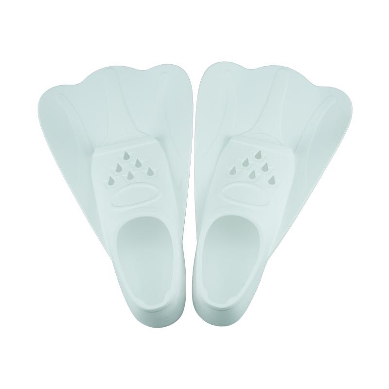 Silicone Short Duck Freestyle Swimming Fins for Adults and Kids-Soft Comfortable Snorkeling & Scuba Diving Training Equipment