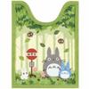 Senko My Neighbor Totoro Friends Long Toilet Mat, Approx. 80 X 60 Cm, Green, Antibacterial and Odor Resistant, Made In Japan, Character Design 37147
