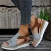 Fashion Summer Wedge Sandals for Women 2024 New Fashion Non Slip Beach Shoes Woman Lightweight Casual Platform Sandalias Mujer Plus Size