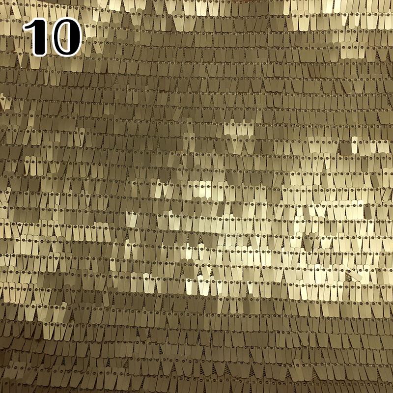 100x130см Блестящая Ткань с Блестками Переливающаяся Вышивка Пайетками Сетчатая Ткань Сценический Костюм Вечернее Платье Декор Материал для DIY