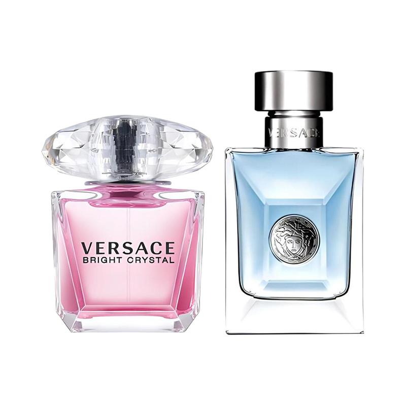 Versace Набор Crystal Туалетная вода EDT 24335984 - Набор из двух предметов: Парфюм Pink Yao Jing Diamond 90 мл + мужской парфюм того же названия 100 мл