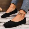 Fashion Plus Size 36-43 Women Flats Slip On Flat Shoes Candy Color Woman Boat Shoes Black Loafers Faux Suede Ladies Ballet Flats Shoes