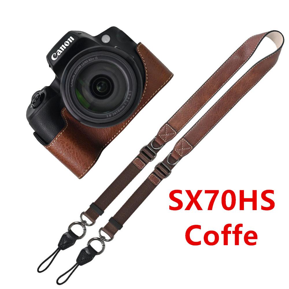 Получехол для камеры из ПУ кожи личи для Canon EOS R50V R50 R100 R8 R10 R5 R5II R6 R6II 200D 200DII SX70HS, чехол с плечевым ремнем