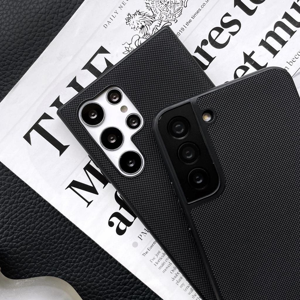 Чехол Samsung S25 Ultra Cross Pattern для Note20 Ultra/S22 Ultra - Полная защита задней оболочки