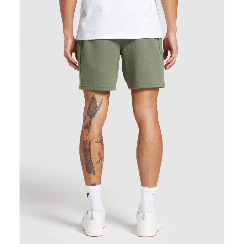 Gymshark Interlock Tech 6  Shorts Base Green A5a6l Ech1