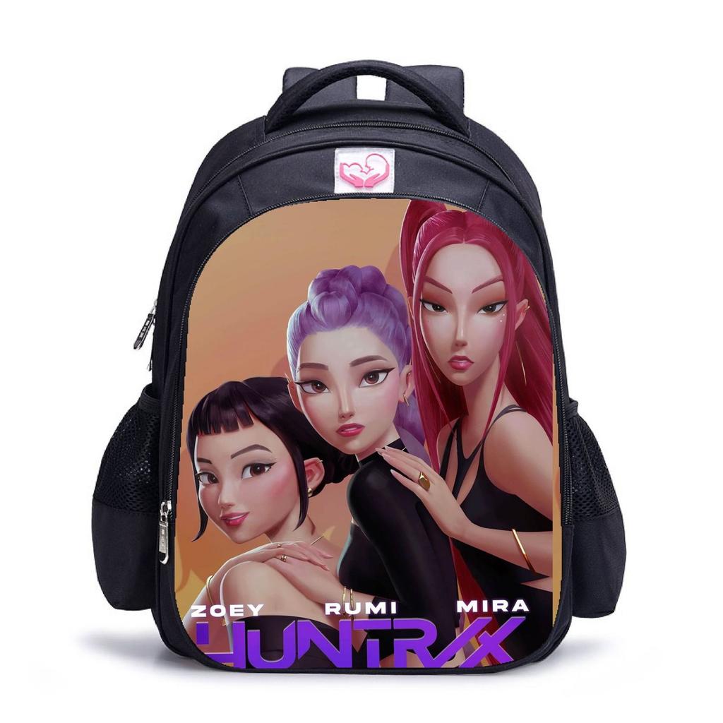 Повседневная сумка через плечо с рисунком из мультфильма для учеников младших классов средней школы, рюкзаки большой вместимости