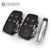 Корпус автомобильного ключа 5 кнопок для Jaguar XJ XF XE F Land Rover Range Rover Sport Evoque Vogue KOBJTF10A пустой корпус для дистанционного ключа