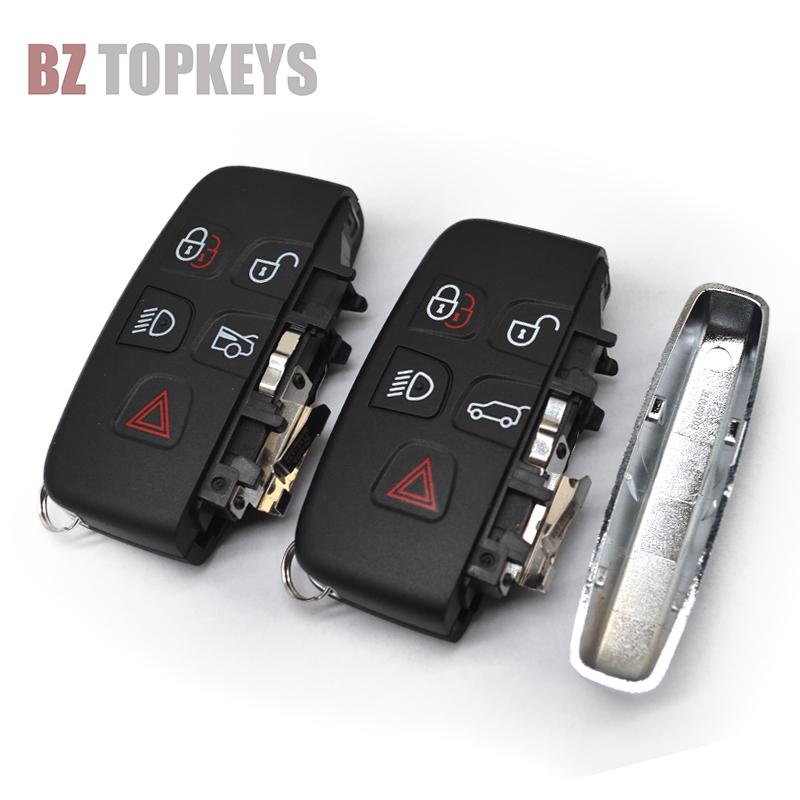 Корпус автомобильного ключа 5 кнопок для Jaguar XJ XF XE F Land Rover Range Rover Sport Evoque Vogue KOBJTF10A пустой корпус для дистанционного ключа