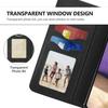 Кошелек-чехол PROSHOP для Samsung Galaxy A32 5G - Эффект черной кожи - Закаленное стекло - Ударопрочная защита