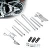 Motorcycle Chrome Rear Swingarm Tube W/ Phantom Axle Covers For Harley Softail Models 2000-2007 Cafe Racer Moto Modified Parts