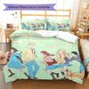 Skipand Loafer Pattern Bedding Quilt Set Quilt Cover Pillowcase Home Decoration Birthday Gift (1 * duvet cover + 2 * pillowcase, without core)