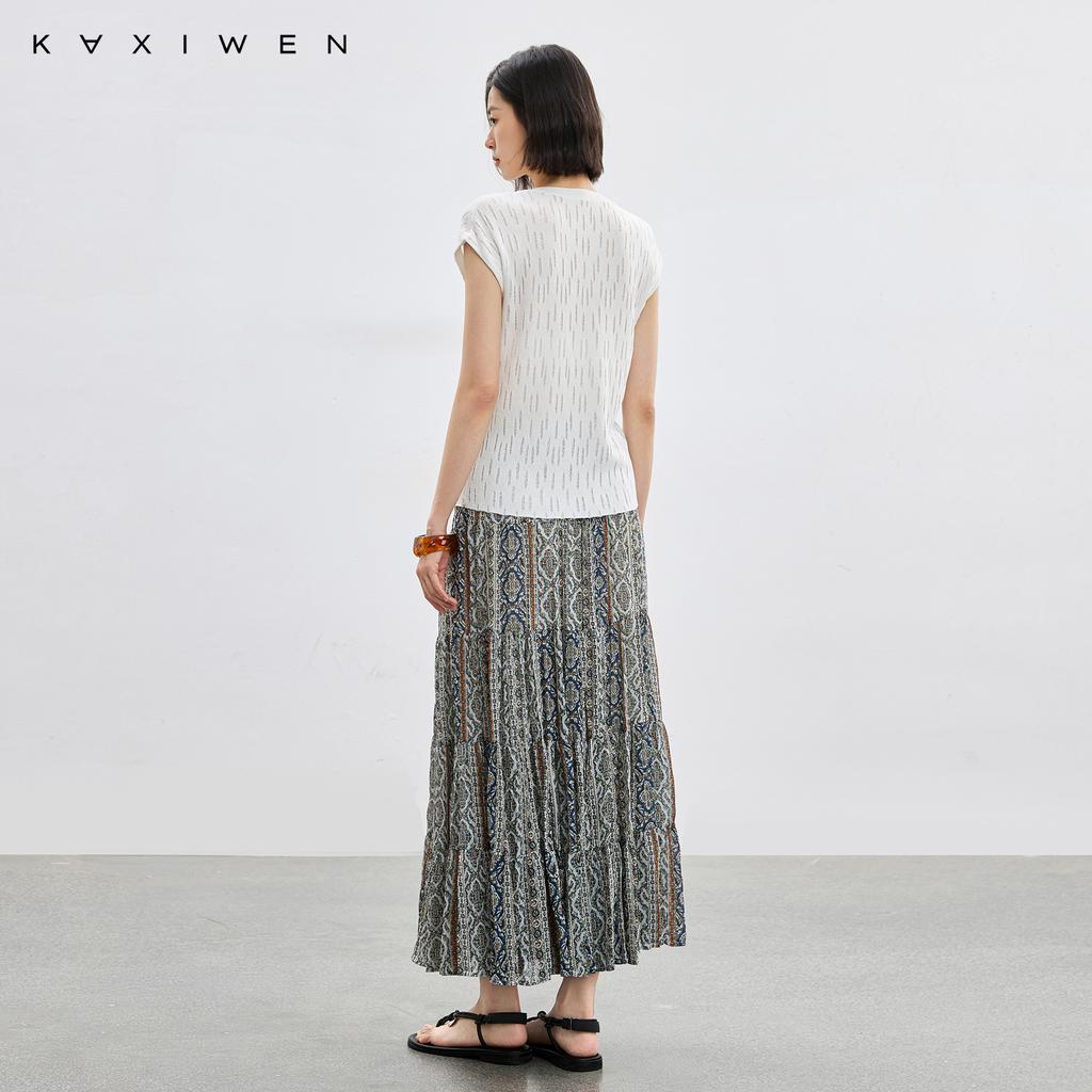 Qianwen Hollow Out Simple Knitted Sweater
