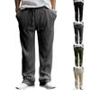 Весенние полосатые широкие мужские брюки повседневные свободные брюки с завязками на талии прямые брюки большого размера для мужчин