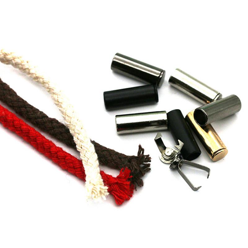 5 комплектов стопора, прямоугольные концы шнура, кнопки блокировки, съемный стопор с крышкой из сплава для веревки