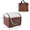 Dog and Cat Carrier Bag, 46 X 36 X 41 cm, Foldable Pet Carrier Suitable for the Car