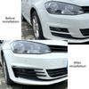 Для Golf 7 MK7 2013-2017 глянцевый черный автомобильный бампер противотуманная фара решетка