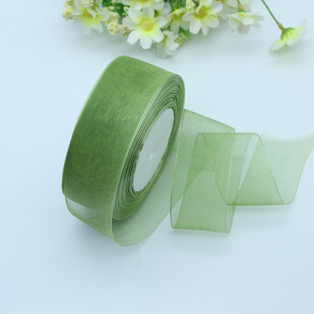 3.8/4 см прозрачная лента из органзы Snow для упаковки рождественских подарков