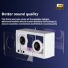 Wireless Transparent Speaker Music Player Portable Rechargeable Bluetooth-compatible Music Speaker with Ambient Light