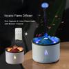 Volcano Fire Flame Aroma Diffuser Aroma Treatment Air Humidifier 2 Color Remote Control Jellyfish Mist Flame Volcano Humidifiers