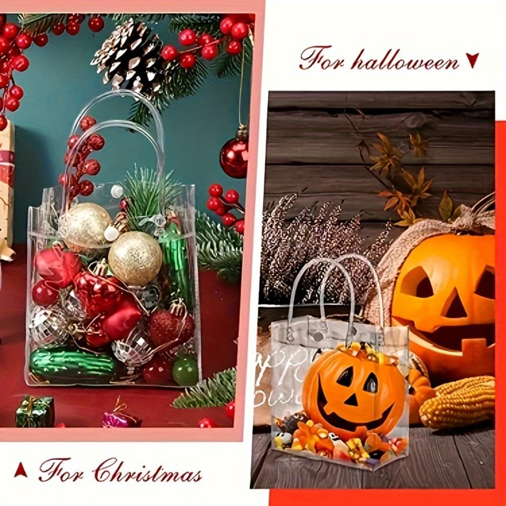 16 шт. Прозрачный подарочный пакет из ПВХ Прозрачный пластиковый подарочный пакет для подружек невесты Подходит для свадебных вечеринок Приветственные вечеринки Свадебные подарки Подарочные пакеты