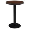 VidaXL Bistro Table Dark Brown 60 Cm MDF