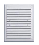 Ventilation Grille 175*295Mm White - Kra 003 Bi