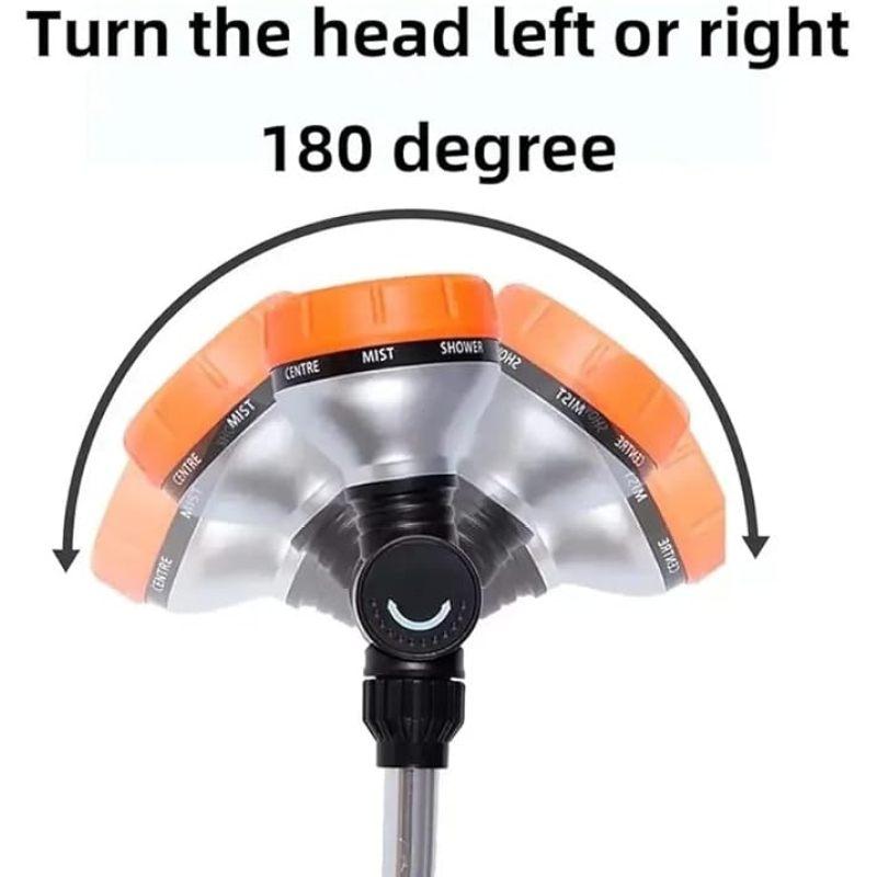 Garden Long Pole Water Gun Nozzle Multi-functional Home Irrigation Spray Gun Agriculture Gardening Car Wash Gardening Watering Flower Shower