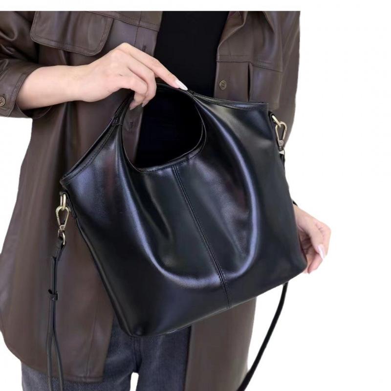Сумка из натуральной кожи женская сумка большой емкости Premium Sense Bucket Bag Everything Commuter Soft Bag
