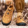 38-46 Мужская обувь в стиле ретро для отдыха Повседневная обувь Большие размеры Кожаные резиновые подошвы Ручной работы Мужские кожаные ботинки для автомобиля