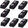 1/4/8Pcs Portable Sports Outdoor Belt Keeper Heavy Duty Nylon Strap Belt Buckle