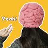 Yousheng Spoof Horror Brain Hat Halloween Beanie Knitted Stretch Thick Adult Child Skullies Keeps warm Outdoor Kids Bonnet Winter headwear