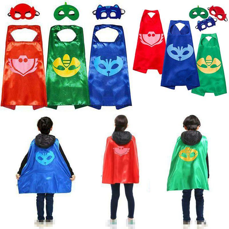 Noblekids Vibrant Pj Mask Costume Capes And Masks For Ultimate Halloween Adventures
