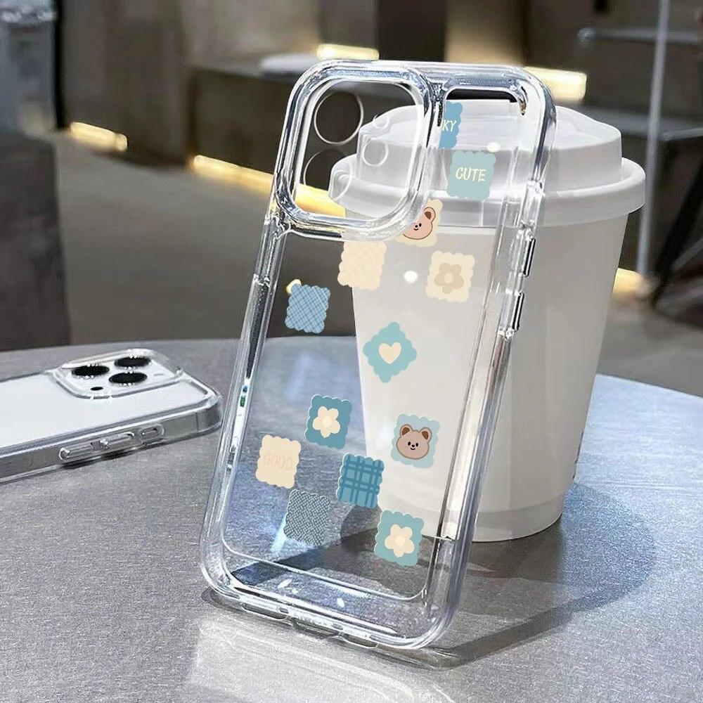 Чехол для телефона с милой улыбкой для iPhone 11, чехол для iPhone 15 Pro 12 13 14 Pro Max XS XR X 7 8 Plus SE 2020, мягкий силиконовый чехол с подсолнухами
