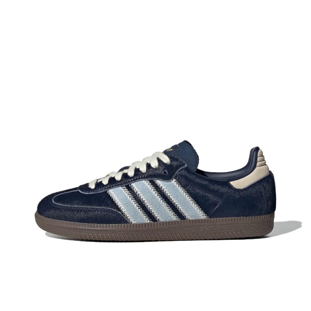 Adidas Samba OG Pony Hair Pack - Night Indigo Clear Sky Women Sneakers Blue Tactile-Blue JS3934