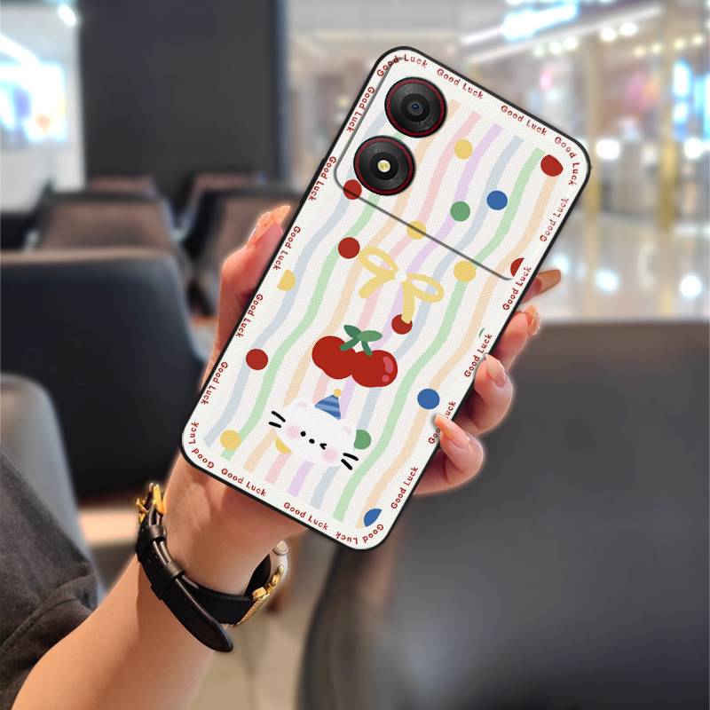 Милый ТПУ чехол для телефона ZTE Blade A34 Защитный Прочный Чехол для телефона Модный дизайн Водонепроницаемый Силиконовый Противоударный