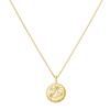 Gold Starry Charm 925 Silver Necklace N065-08G