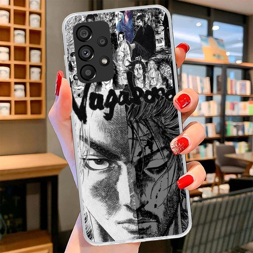 Vagabond Samurai Comic Phone Case For Samsung Galaxy A12 A22 A32 A52 A72 A02S Phone Case Note 20 Ultra 10 S10 Plus A51 A71 A50S