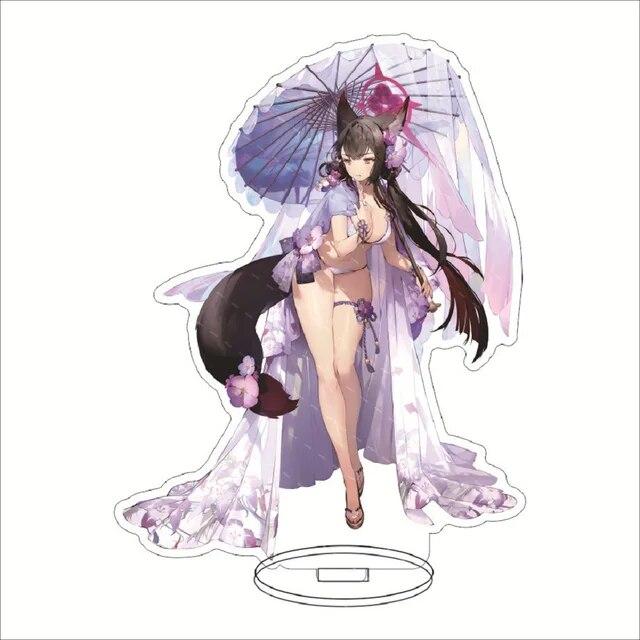 Blue Archive Hyakkiyakou School Acrylic Stand Characters Kasuga Tsubaki Waraku Chise Kuda Izuna Desk Display Standing Ornament
